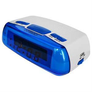 LED Alarm Clock - Blue