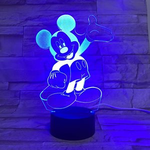 Mickey 3D acrylic night light