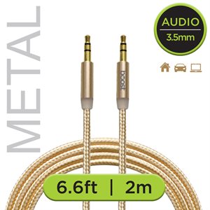 BOOST 6.6 ft.Audio Braided Cable