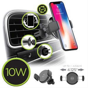 10W Car Air Vent Mount Qi Wireless Charger / / Phone holder