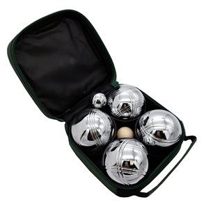 S.B. Toys | Petanque Bocce Ball, 4 pack, argent