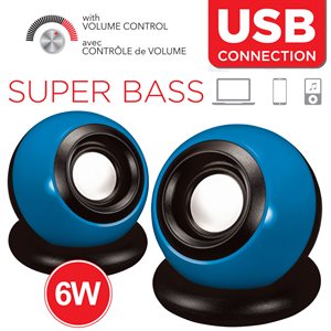 Escape | Super Bass USB Speaker – 6W